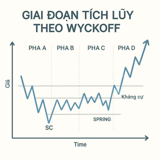 Bài 29: Giai đoạn tích lũy theo Wyckoff (các pha)