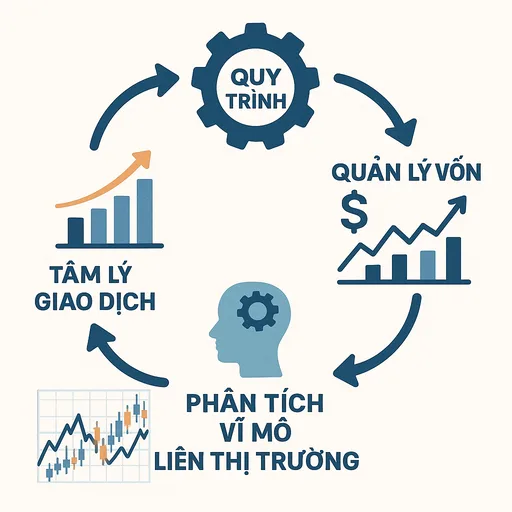 Bài 10: Vĩ mô liên thị trường – Quy trình,quản lý vốn,tâm lý giao dịch