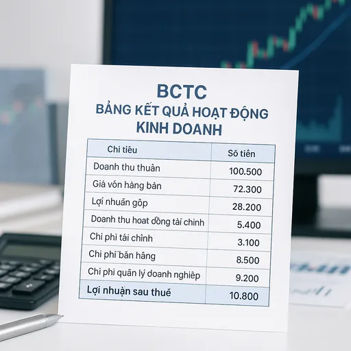 BÀI 3： BCTC – BẢNG KẾT QUẢ HOẠT ĐỘNG KINH DOANH