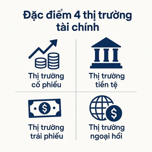 Bài 4: Vĩ mô liên thị trường – Đặc Điểm Bốn Thị Trường Tài Chính